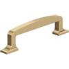 Amerock | Tirante per armadio | Bronzo champagne | 96 mm (96 mm) | Westerly | Hardware per cucina e bagno | Hardware per mobili
