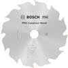 Bosch 1x Lama per sega circolare PRO Construct Wood per seghe portatili (per Legno da costruzione con malta e chiodi, Legno con chiodi, Ø mm, Professional Accessorio Sega circolare portatile)