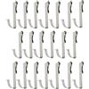 glrovazas Gancio a scatto per 20 pezzi, gancio a forma di J, gancio a S, ganci per rack da appendere, ganci a J, ganci per rack e accessori per scaffalature metalliche