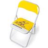 Excelsa 48923 Peanuts Sedia Pieghevole Woodstock, Metallo, Giallo