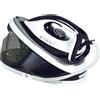 HOMCOM Centro di Stiratura 2600W 100 g/min 8 Bar Funzione ECO Suola in Ceramica Sistema Anti-Calcare Serbatoio Estraibile 1,5 L Blu | Aosom Italy