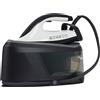 HOMCOM Centro Stiro 2800W 100 g/min Funzione ECO Suola in Ceramica Doppio Strato Anticalcare Serbatoio Estraibile 2 L Blu | Aosom Italy
