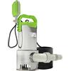 Outsunny Pompa di Drenaggio per Acque Sporche, Capacità 18000 L/h, 1100 W, 16x14x27 cm, Verde | Aosom Italy