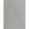 HOMCOM Tappeto in Stile Moderno, con Base Antiscivolo, Tessuto a Macchina, 230x160 cm, Grigio | Aosom Italy