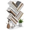 HOMCOM Libreria a Forma di Albero con 5 Ripiani e Sistema Anti-Ribaltamento per Salotto Camera 50x24x82 cm Bianco | Aosom Italy