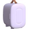 HOMCOM Frigorifero Cosmetici Extra Silenzioso, 4L, 9V/240V, 20,3x26,3x28 cm, Viola | Aosom Italy