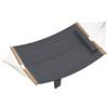 Outsunny Amaca Outdoor 200x140cm, amaca a doppio strato con poggiatesta tasca porta riviste stecche fino a 200kg | Aosom Italy