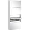 HOMCOM Scarpiera a Specchio a 4 Ante Antiribaltamento in Legno, 63x17x146 cm, Bianco | Aosom Italy