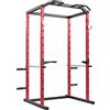 SPORTNOW Power Cage, Rack Regolabile con Capacità di 460KG | Aosom Italy