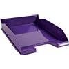 Exacompta 113220D Vaschetta Corrispondenza, Viola Glossy, 34.7 x 25.5 x 6.5