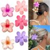 home harbor 6 Pcs Pinze per Capelli Fiori Clip Artiglio da Donna,Fermagli per capelli a fiori opachi,Mollettone per Capelli Fiori in Plastica,Fermagli Per Capelli a Forma Di Fiore,Accessori Capelli per Donna