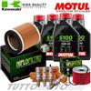 Motul - Hiflo - NGK Tagliando KAWASAKI ZRX 1100 1996-2000 Kit Olio Motul 5100 10W40 + FIltri Candele