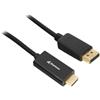 Sharkoon Cavo adattatore Sharkoon Displayport 1.2 a HDMI 4K Full HD 1080px 2m Nero