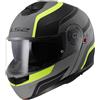 LS2 CASCO MODULARE LS2 FF908 STROBE II MONZA M.BLACK H-V YELLOW-06 LS2 : Taglia Int - XL