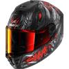 Shark CASCO INTEGRALE SPARTAN RS SHAYTAN MAT BLACK RED ANTHRACITE SHARK HELMETS : Taglia Int - XS