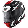Givi CASCO MOD X21 EVO NUMBER NERO BIANCO ROSSO GIVI HX21RNBBR : Taglia Int - XXL