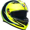 AGV CASCO INTEGRALE AGV K3 E2206 MPLK ROSSI WT PHILLIP ISLAND 2005 AGV : Taglia Int - L