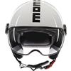 Momo Design CASCO JET FGTR CLASSIC MOMO E2206 MONO WHITE/BLACK MOMO DESIGN : Taglia Int - XS