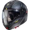 Caberg CASCO MODULARE LEVO X MANTA MATT BLACK ANTHRACITE YELLOW FLUO CABERG : Taglia Int - XL