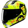 HJC CASCO INTEGRALE C10 GETI MC3HSF HJC HELMETS : Taglia Int - S