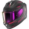 Shark CASCO SKWAL I3 LINIK MAT BLACK VIOLET ANTHRACITE SHARK : Taglia Int - S