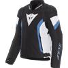 DAINESE AVRO 5 TEX JACKET BLACK BLUE WHITE DAINESE : Taglia - 52