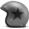 DMD HELMETS CASCO JET VINTAGE STAR GREY DMD HELMETS : Taglia Int - S