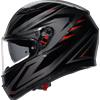 AGV CASCO K3 AGV E2206 MPLK SYTH BLACK/RED : Taglia Int - XL