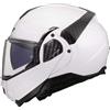 LS2 CASCO MODULARE LS2 FF910 ADVANT II SOLID WHITE LS2 : Taglia Int - XS