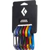 Black Diamond BD Black Diamond LiteWire Rackpack set 6 moschettoni arrampicata