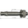 Raumer Hang Fix inox M12C Ø12x74mm chiodo espansione versione Marina