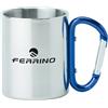 Ferrino tazza inox con moschettone