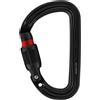 Petzl Sm'D Black Screw Lock moschettone a ghiera arrampicata