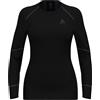 Odlo W X-Warm Top Crew maglia a maniche lunghe donna