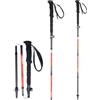 TSL Outdoor Hiking Carbon 5 Cross Poles bastoncini trekking pieghevoli