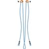 Petzl Dual Evolv Adjust Lanyard Blue longe doppia regolabile arrampicata