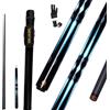 KHEALING OKHEALING Stecca da Biliardo Professionale in Fibra di Carbonio 145 cm, Testa da 10,5 mm, 3/4 di Testa Piccola, Adatta a 8 e 9 Palle Nere