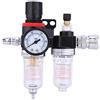 FTVOGUE Regolatore ad aria compressa 1/4, separatore di olio, riduttore di pressione dell'aria compressa, separatore d'acqua AFC2000 AL2000 per compressore separatore olio