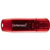 Intenso Rainbow Line 128 GB - Chiavetta USB 2.0 - Colore: rosso