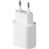 KAIMENGLONG Caricatore Rapido USB C da 25 W, Alimentatore di Rete USB-C PD 3.0 per iPhone 16/15/14/13/12 Pro Max, Samsung Galaxy S25 S24 S23 S22 S21 S20 FE, Note 20, iPad (Senza Cavo, Bianco)