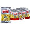 AMICA Chips - Patatine Classiche Sapore di Sale, 12 Confezioni da 175g | Con il 50% di Sale in Meno, Snack Senza Glutine