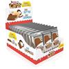 Kinder Cards - 60 Biscotti a Cialda Croccante con un Ripieno Cremoso al Latte e Cacao, Ideali come Snack e Merenda, 30 Confezioni Monoporzione da 25,6 gr
