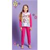 Sabor Pigiama puro cotone Alice in Wonderland Disney estivo bambina DY50C7395, FUXIA