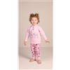 Gary Pigiama invernale neonata bambina Gary in punto Milano 1079, ROSA