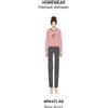 Nottingham Pigiama donna Nottingham serafino caldo cotone interlock NPA471, ROSA SCURO