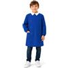 Siggi Grembiule scuola elementare blu bambino Siggi Made in Italy senza ricamo 1972, BLU