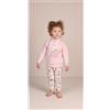 Gary Pigiama invernale neonata bambina Gary in punto Milano 1077, ROSA