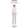 Nottingham Pigiama donna Nottingham aperto caldo cotone interlock NPA428, LILLA