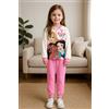 Disney Pigiama cotone felpato Principesse bambina baby DY50A8307, PANNA/ROSA