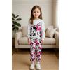 Disney Pigiama cotone felpato Minnie bambina baby DY50A3581, GRIGIO